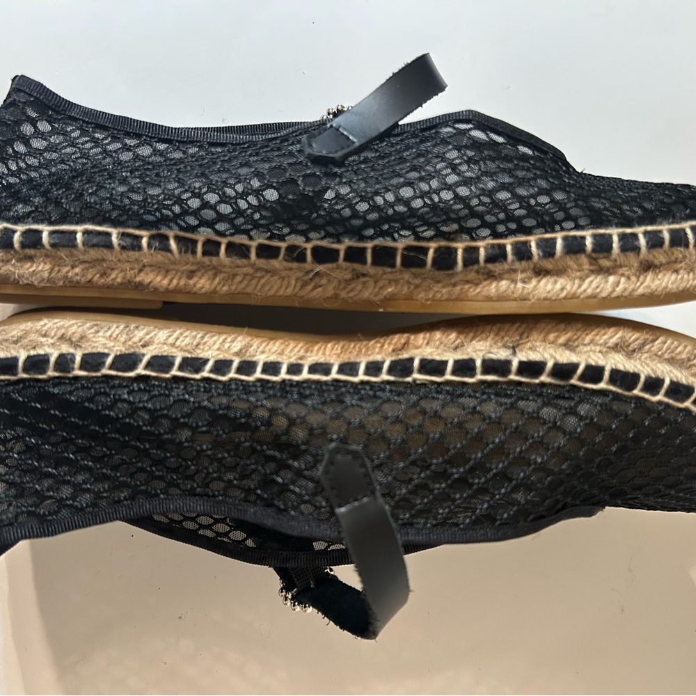 J. Crew Mary Jane mesh espadrille flats Size 8 EUC - Picture 8 of 9